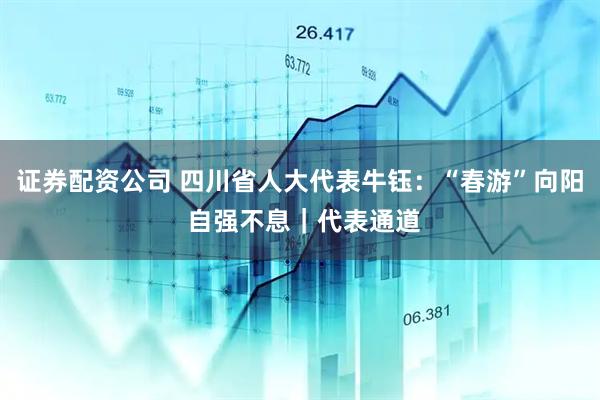证券配资公司 四川省人大代表牛钰：“春游”向阳 自强不息｜代表通道