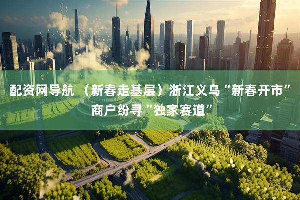 配资网导航 （新春走基层）浙江义乌“新春开市” 商户纷寻“独家赛道”
